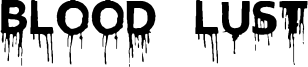 Blood Lust Font