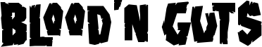 Blood'n Guts Font