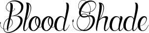 Blood Shade Font