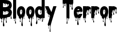 Bloody Terror Font