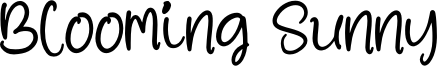 Blooming Sunny Font