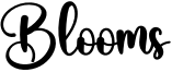 Blooms Font