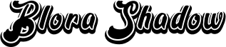 Blora Shadow Font