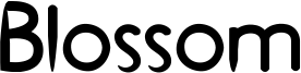 Blossom Font
