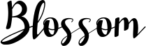 Blossom Font