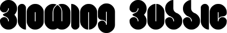 Blowing Bubble Font