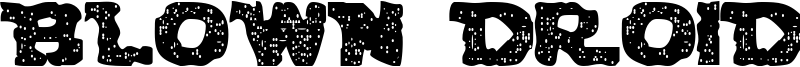 Blown Droid Font