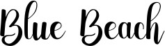 Blue Beach Font