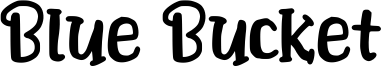 Blue Bucket Font