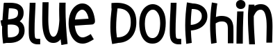 Blue Dolphin Font