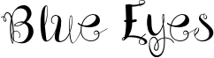 Blue Eyes Font