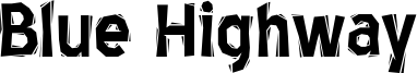 blue highway linocut.ttf