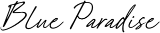 Blue Paradise Font