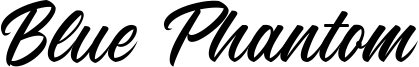 Blue Phantom Font