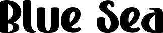 Blue Sea Font