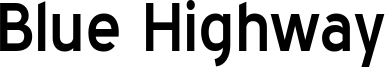 Blue Highway Font