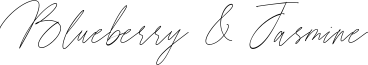 Blueberry & Jasmine Font