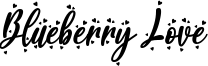Blueberry Love Font
