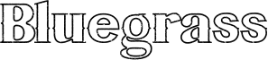 Bluegrass Font
