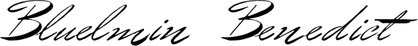 Bluelmin Benedict Font