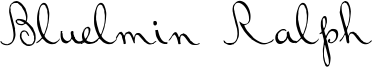 Bluelmin Ralph Font