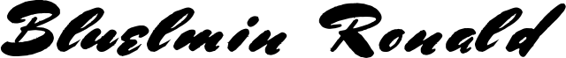Bluelmin Ronald Font