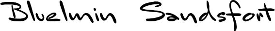 Bluelmin Sandsfort Font