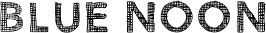 Blue Noon Font