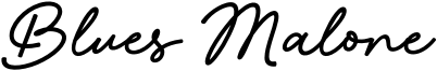 Blues Malone Font