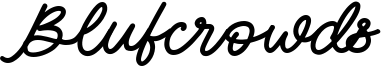 Blufcrowds Font