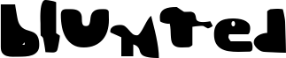 Blunted Font