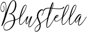 Blustella Font