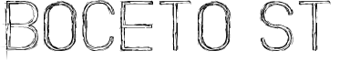 Boceto ST Font