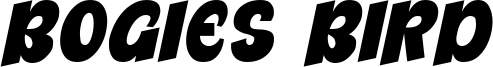 Bogies Bird Font