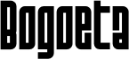 Bogoeta Font
