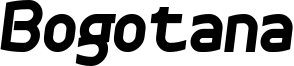 Bogotana Bold-Italic.ttf