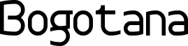 Bogotana Light.ttf