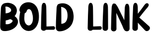 Bold Link Font