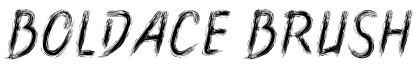 Boldace Brush Font