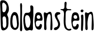 Boldenstein THIN.otf