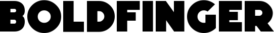 Boldfinger Font