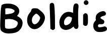 Boldie Font