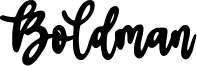 Boldman Font