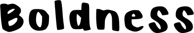 Boldness Font