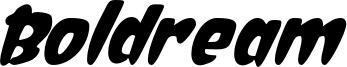 Boldream Font