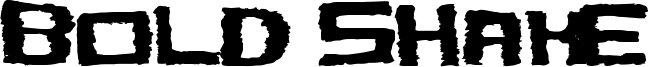 Bold Shake Font