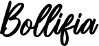 Bollifia Font