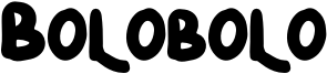 Bolobolo Font