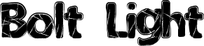 Bolt Light Font