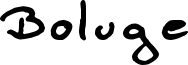 Boluge Font